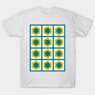 Mayapple Tiles Blue T-Shirt